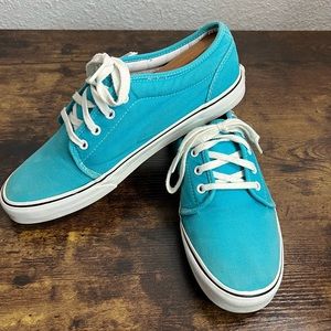 Vans | Mens Sz 11 Classic Vans "Off the Wall" Turquoise Sneakers | great Shape!